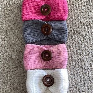 Crocheted Baby winter head bands
